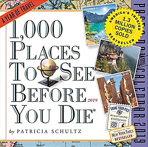 1,000 Places to See Before You Die Page-A-Day Calendar 2019 (Daily)