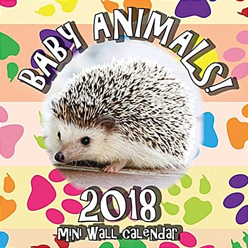 Baby Animals! 2018 Mini Wall Calendar (Paperback)