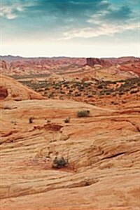 Red Rocks the Valley of Fire Las Vegas Notebook: 150 Lined Pages, Glossy Softcover, 6 X 9 (Paperback)