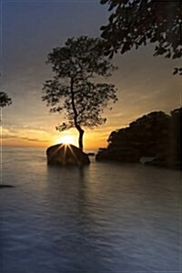 Mangroves on the Shoreline of Phuquoc Island Vietnam at Sunrise: Notebook, 150 Lined Pages, Glossy Softcover, Size 6 X 9 (Paperback)