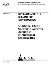 Broadcasting Board of Governors: Additional Steps Needed to Address Overlap in International Broadcasting (Paperback)