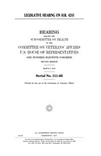 Legislative Hearing on H.R. 4241 (Paperback)