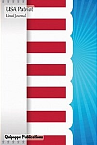 USA Patriot Lined Journal: Medium Lined Journaling Notebook, USA Patriot Like a Piano Cover, 6x9, 130 Pages (Paperback)