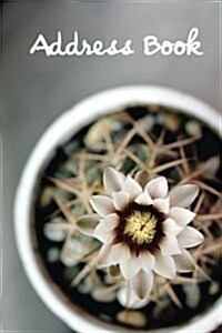 Address Book.: (Flower Edition Vol. D33) Glossy And Soft Cover, Large Print, Font, 6 x 9 For Contacts, Addresses, Phone Numbers, Em (Paperback)