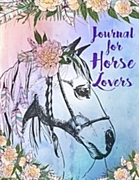 Journal for Horse Riding Lessons: Journals to Write in Horse Theme Large (Paperback)