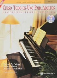 Curso Todo-En-Uno Para Adultos, Nivel 1: Lecciones * Teoria * Tecnica (Spanish Language Edition), Book & CD (Paperback)