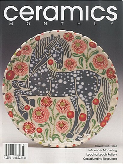 Ceramics Monthly (월간 미국판): 2018년 02월호