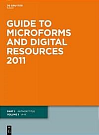 Guide to Microforms and Digital Resources (Hardcover)