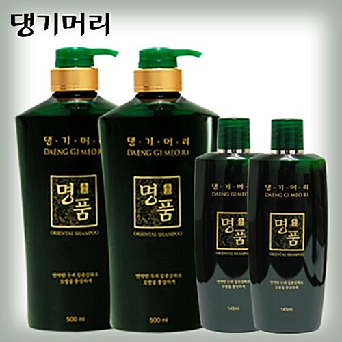 ★무료배송★댕기머리 명품 샴푸 2종세트 (500ml X 2개+145ml 2개)