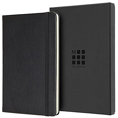 Moleskine Leather Notebook Large Ruled Hard Cover Black Boxed Edition (5 X 8.25) (Other, Special)