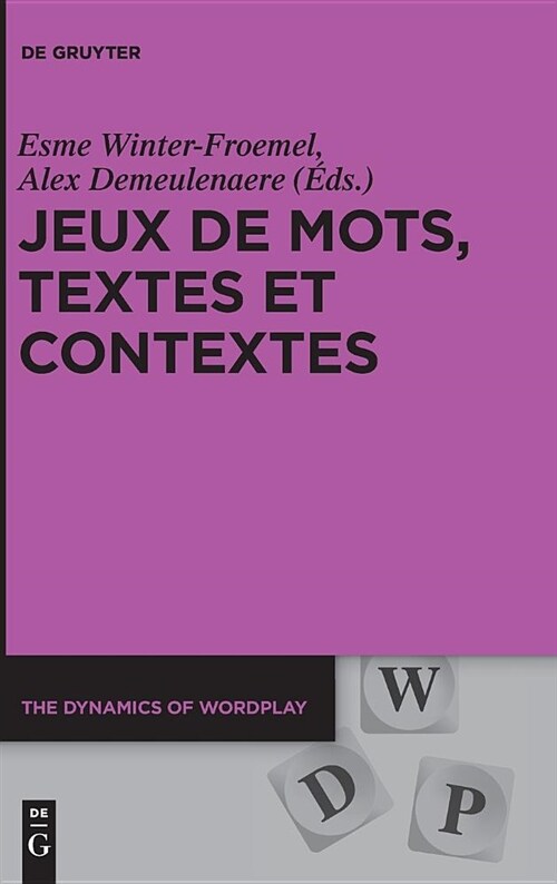 Jeux De Mots, Textes Et Contextes (Hardcover)