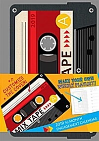 Mix Tape 2018-2019 16-Month Executive Engagement Calendar (Desk)