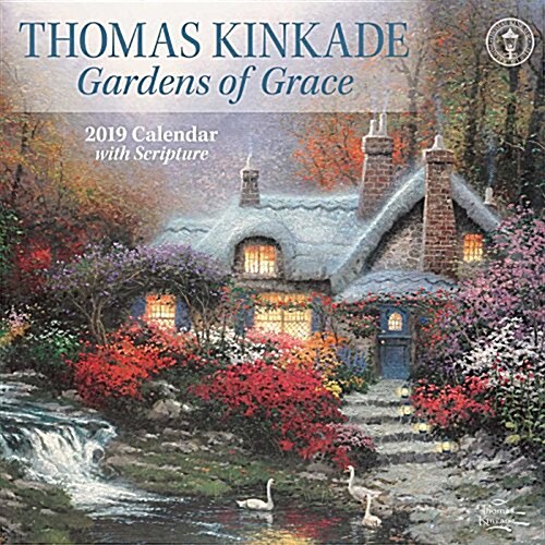 Thomas Kinkade Gardens of Grace 2019 Wall Calendar (Wall)