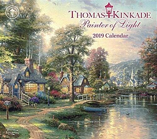 Thomas Kinkade Painter of Light 2019 Deluxe Wall Calendar (Wall)