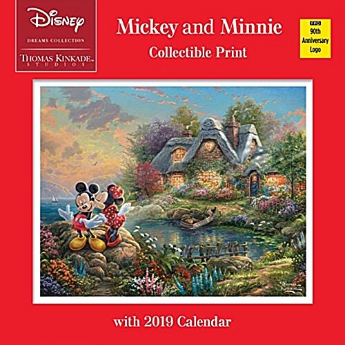 Thomas Kinkade Studios: Disney Dreams Collection Mickey and Minnie Collectible P (Wall)