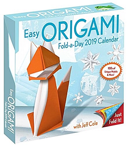 Easy Origami Fold-A-Day 2019 Calendar (Daily)