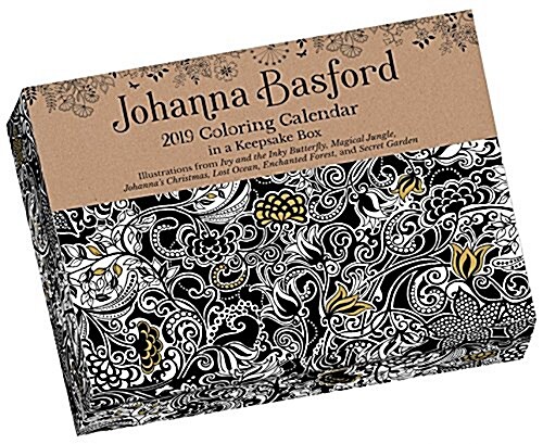 Johanna Basford 2019 Coloring Day-To-Day Calendar (Daily)
