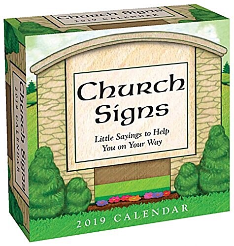 Church Signs 2019 Day-To-Day Calendar (Daily)