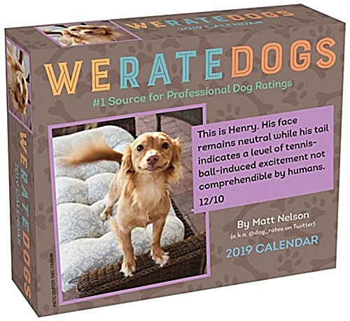 Weratedogs 2019 Day-To-Day Calendar (Daily)