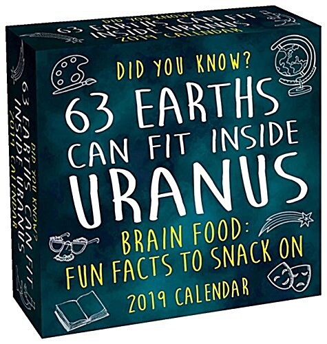 Did You Know? 2019 Day-To-Day Calendar: 63 Earths Can Fit Inside Uranus (Daily)