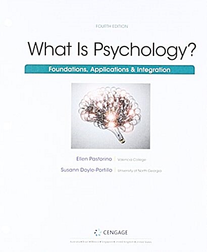 What Is Psychology? + Mindtap Psychology, 1 Term 6 Months Access Card (Paperback, 4th, PCK, UNBN)