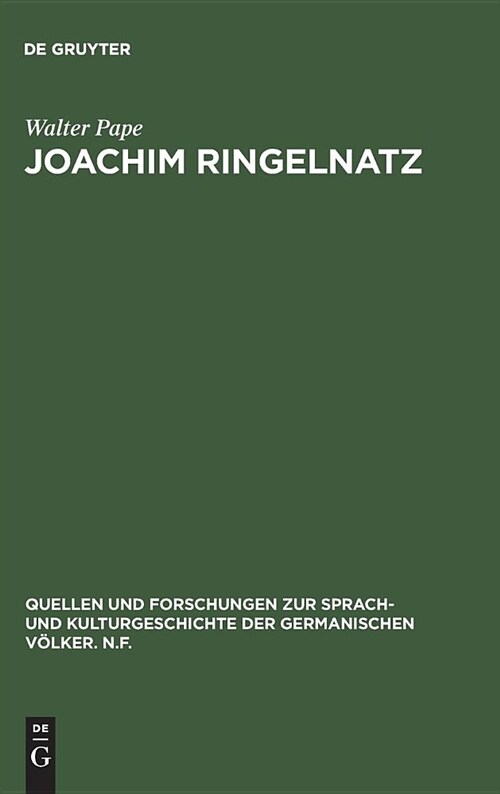 Joachim Ringelnatz (Hardcover)