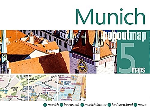 Munich PopOut Map (Sheet Map, folded)