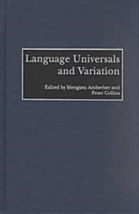 Language Universals and Variation (Hardcover)