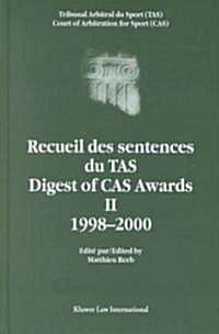 Digest of Cas Awards II (Hardcover)