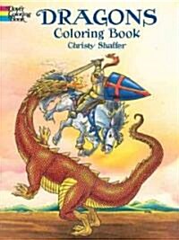 Dragons Coloring Book (Paperback)