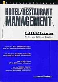 Hotel/Resturant Management                                                 Career Starter (Paperback)