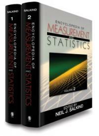 Encyclopedia of measurement and statistics
