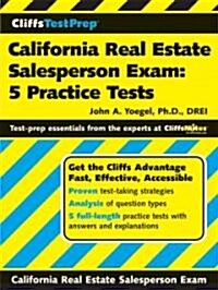 Cliffstestprep California Real Estate Salesperson Exam: 5 Practice Tests (Paperback)