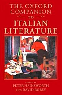 The Oxford Companion to Italian Literature (Hardcover)