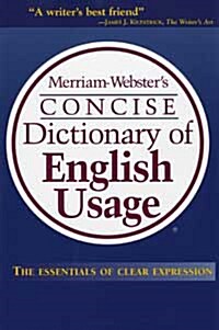 Merriam-Websters Concise Dictionary of English Usage (Paperback)