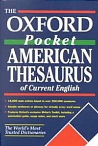 The Oxford American Thesaurus of Current English (Paperback, POC)