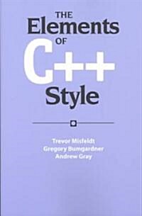 The Elements of C++ Style (Paperback)