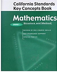 Structure & Method Key Concepts Book Course 1 Grades 9-12 (Paperback)