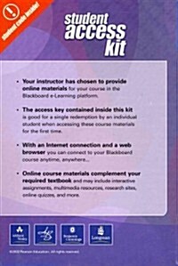 Blackboard -- Access Card -- For the Atmosphere: An Introduction to Meteorology (Hardcover, 12, Revised)