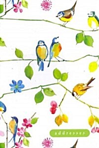 Watercolor Birds Address Book (Hardcover, ADR)