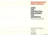 Legal and Contractual Procedures for Architects (Paperback, 4th)
