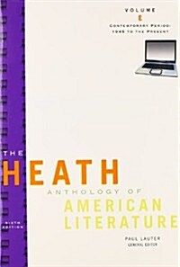 The Heath Anthology of American Literature 3 Volume Set: Volumes C, D, & E (Paperback)