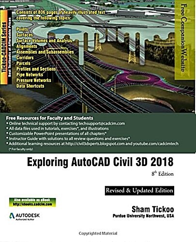 Exploring AutoCAD Civil 3D 2018 (Paperback)