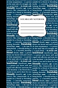 Vocabulary Notebook: Daily Word Diary Language Notebook Friendship Blue Cover (Paperback)