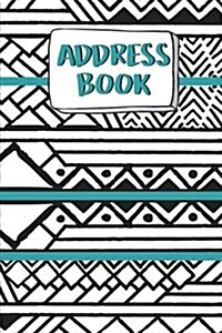 Address Book: Ethnic Bohemian - Small Email Address Book(6x9) - 106 Pages Alphabetic with Tabs - For Contact, Phone, Email, Birthday (Paperback)