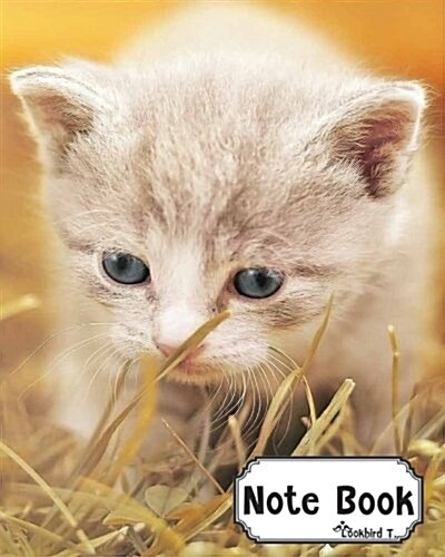 Notebook: Cat and Grass 2: Notebook Journal Diary, 120 Lined pages, 8 x 10 (Paperback)