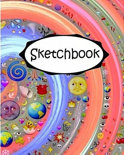Sketchbook: Emoji 2: 110 Pages of 8 X 10 Blank Paper for Drawing (Sketchbooks) (Paperback)
