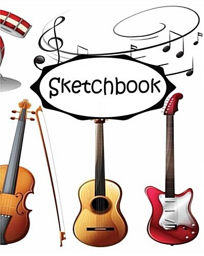 Sketchbook: Musicle 2: 110 Pages of 8 x 10 Blank Paper for Drawing (Sketchbooks) (Paperback)