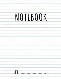 Notebook: The Blank Book White Paper with Line for Writing Journal Diary Perfect Gift 8.5x11 120 Pages (Blank Books for Kids to (Paperback)