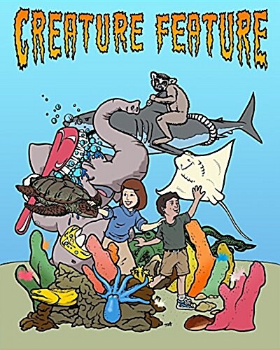 Creature Feature Coloring Book (Paperback)